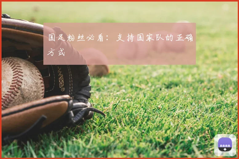 国足粉丝必看:支持国家队的正确方式