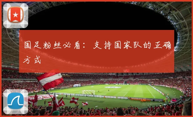 国足粉丝必看：支持国家队的正确方式